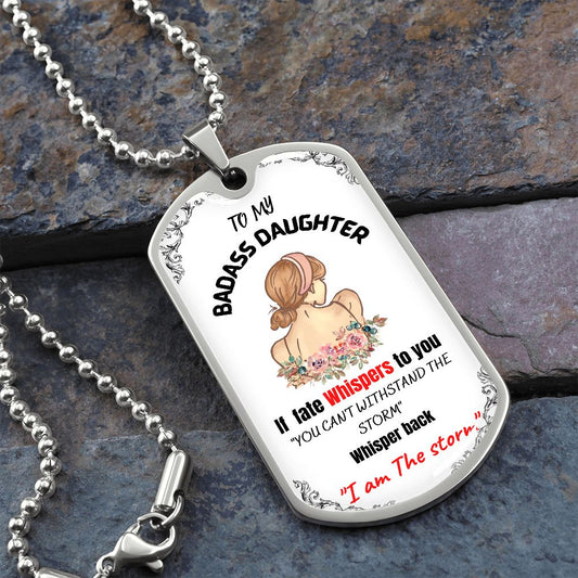 To My Daughter | Dog Tag