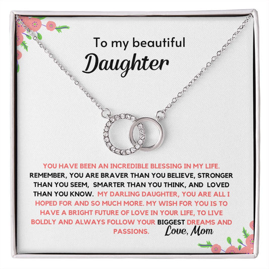 To My Joyful Daughter | Perfect Pair Necklace