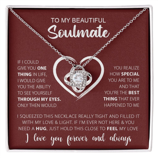 My Beautiful Soulmate | Love & Light - Love Knot Necklace