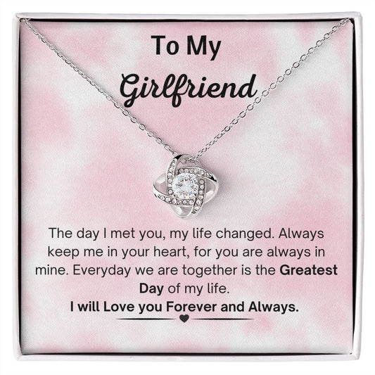 To My Girlfriend | Love Knot Necklace