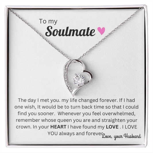 To My Soulmate Forever | Forever Love Necklace