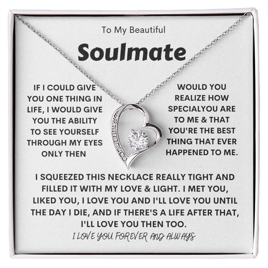 To My Soulmate | You are the Best Thing | Forever Love Necklace
